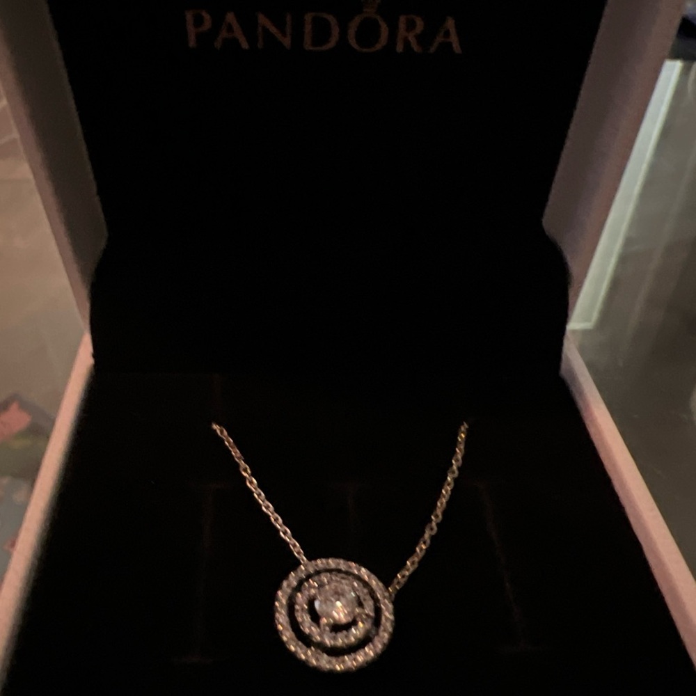 Pandora Necklace with Silver Pendant